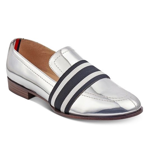 silver tommy hilfiger shoes